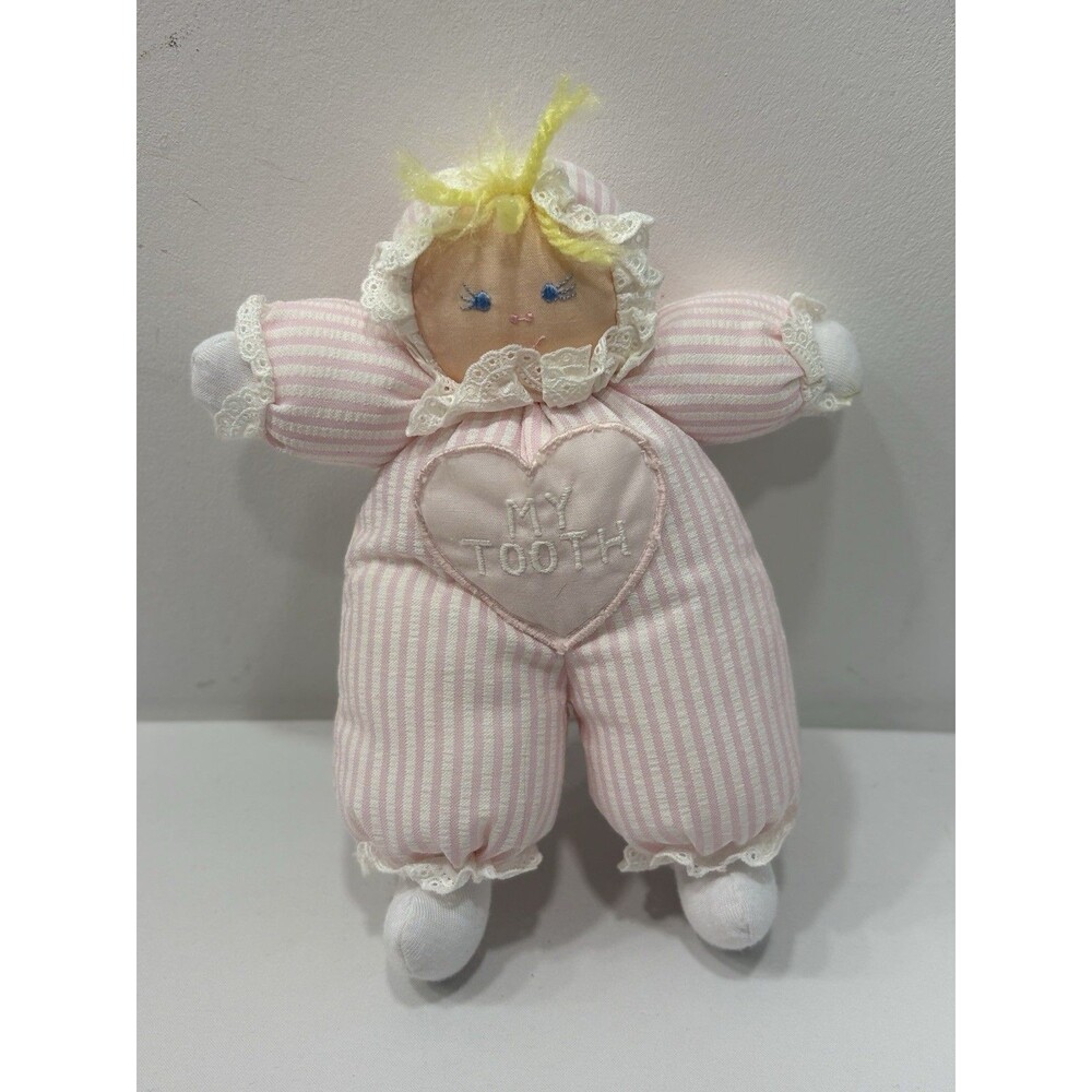 Tooth Fairy Stuffed House of Hatten Baby Doll Plush My Tooth Pocket Girl